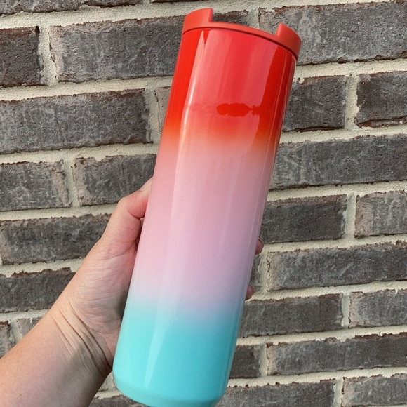 Starbucks Pink Striped Ombré Tumbler - Picture 3 of 10